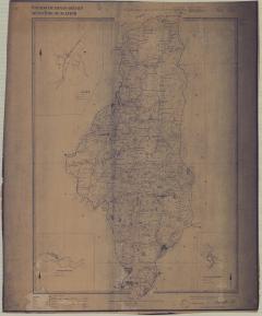 MAPA DO ESTADO DE MINAS GERAIS - MUN..